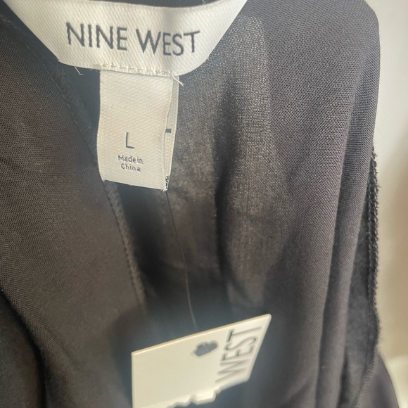 Nine West large black asymmetrical skirt - Picture 5 of 6